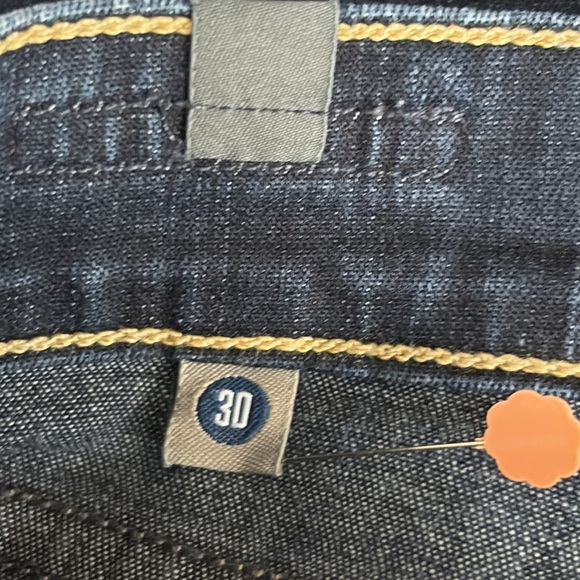 Citizens of Humanity Kelly Low Rise Boot Cut Raw Hem Jeans Dark Wash - Size 30 - Picture 5 of 10